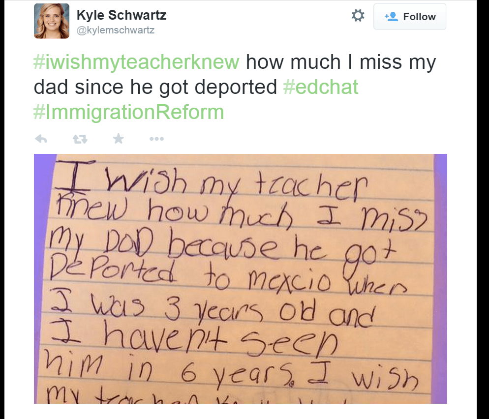 WishMyTeacherKnewdeported