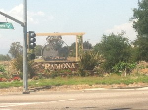 My first visit to Ramona, CA, in eastern San Diego county.