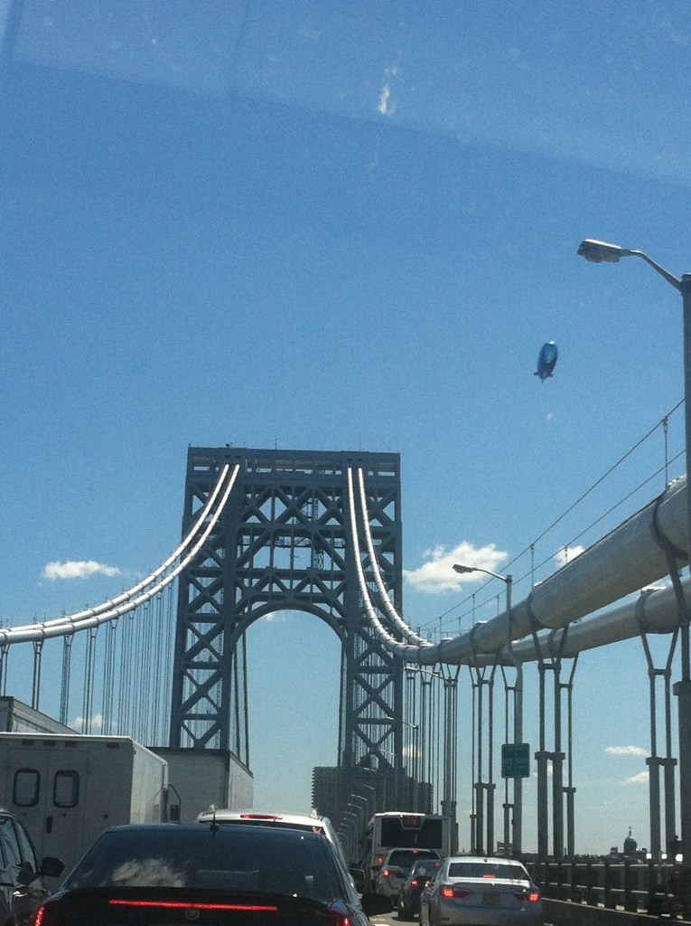 From the Washington Crossing bridge to the George Washington Bridge. 
