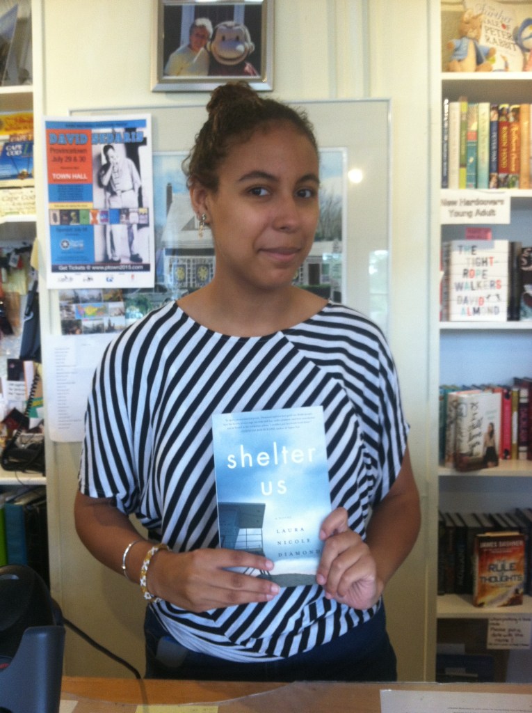 Bookseller Maddie at Brewster Bookstore